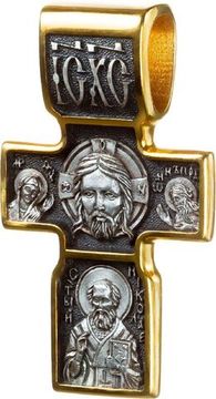 Спас нерукотворный. Святитель Николай. Архангел Михаил. Православный крест