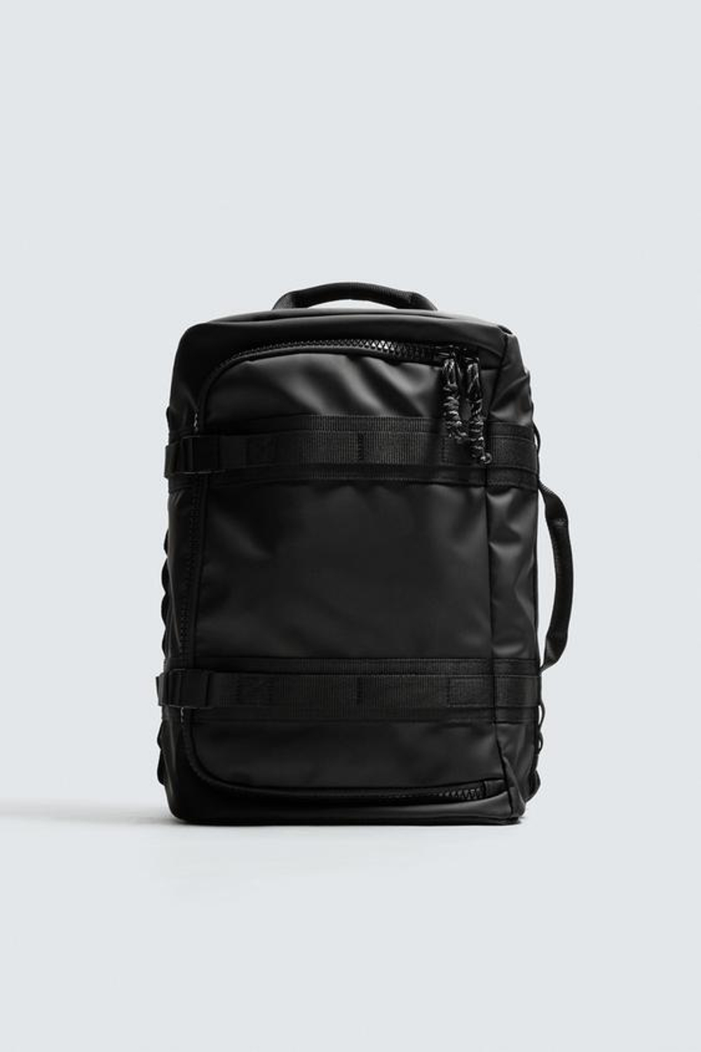 ZARA ТЕХНИЧЕСКИЙ ДОРОЖНЫЙ РЮКЗАК, ЧЕРНЫЙ