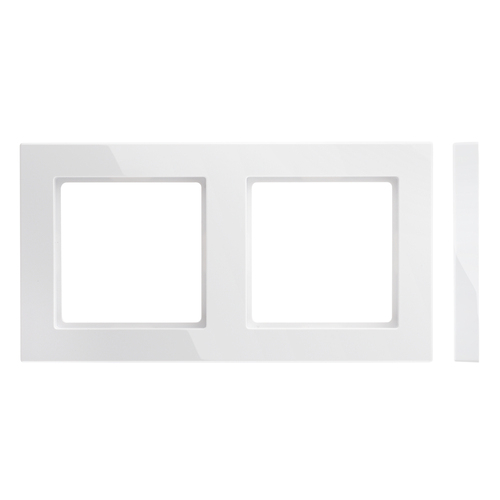 Рамка 2 постовая Slim LIREGUS EPSILON K14-145-02.E/B белая