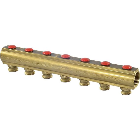 Коллектор Giacomini с отсечными клапанами 1 x 18 /7, R553SY007 — (2)