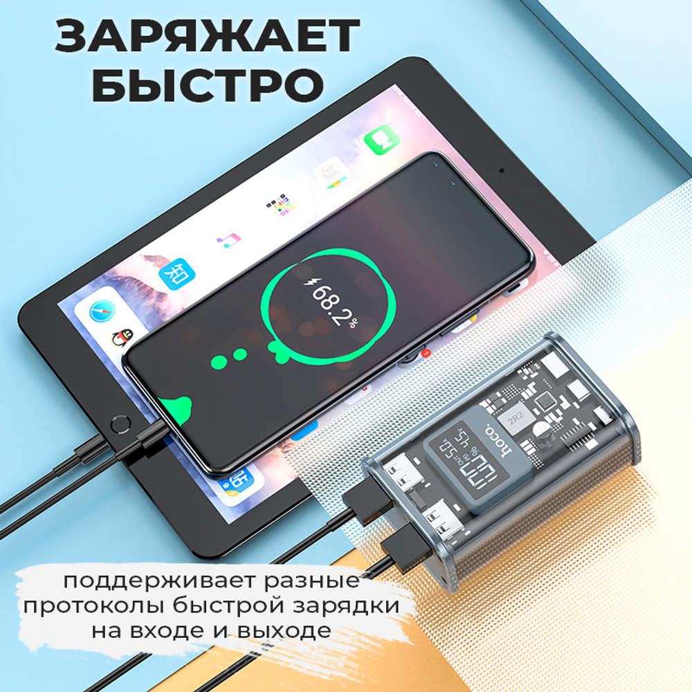 Повербанк (PowerBank) Hoco. J105 (10000mAh)