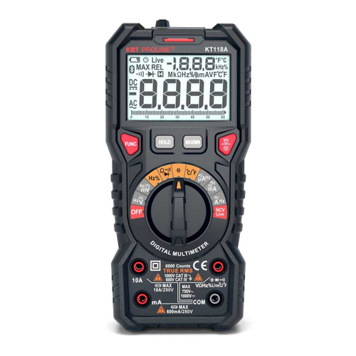 Мультиметр цифровой KT 118A серия PROLINE КВТ