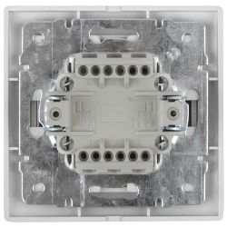 Выключатель Intro Plano 1-106-01 тройной, 10А-250В, IP20, СУ, Plano, белый