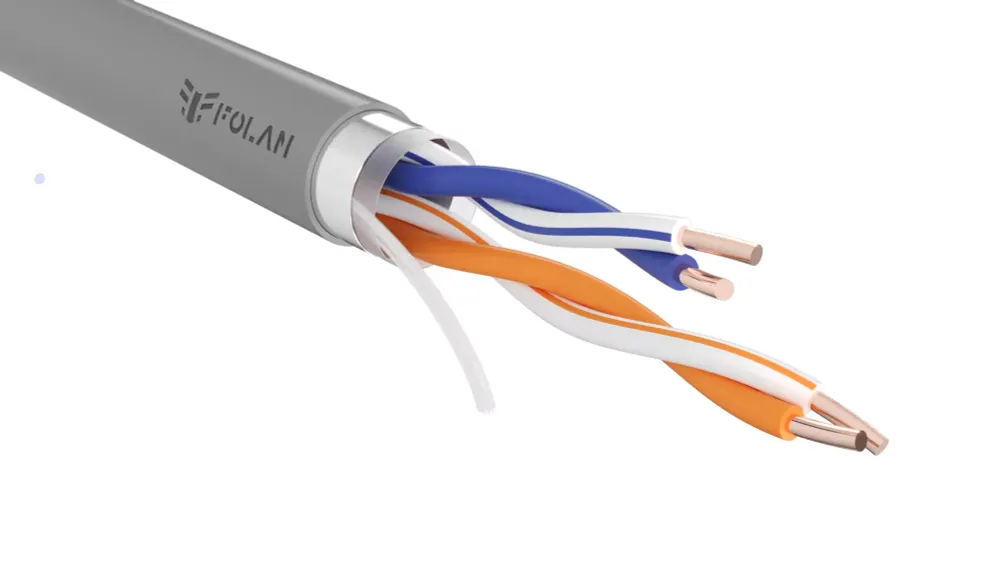 Folan F/UTP Cat5e PVC нг(А)-LS 2х2х0,52