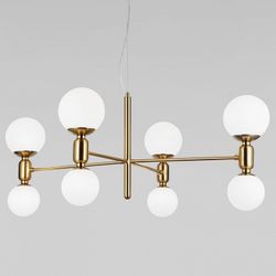 Подвесная люстра Eurosvet Bubble 30182/8 латунь