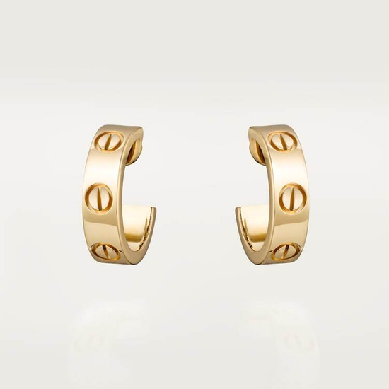 Cartier LOVE hoop earrings, classic model