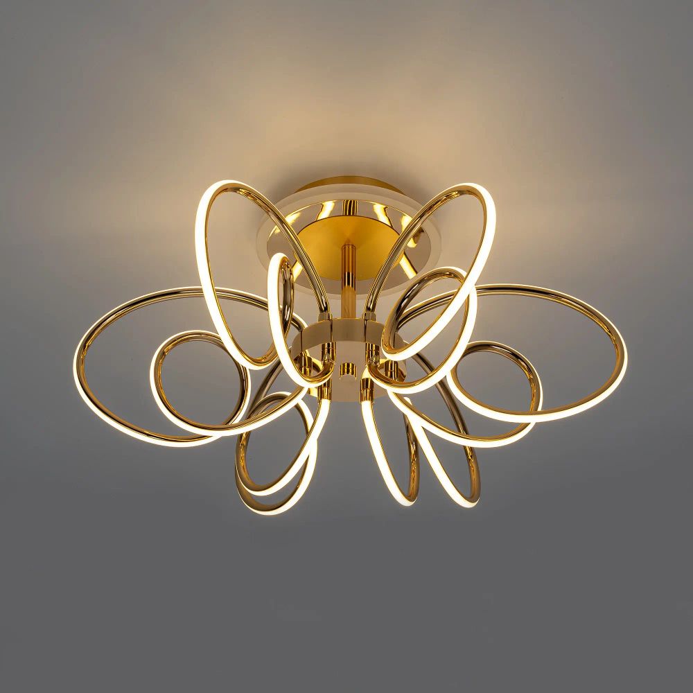 Citilux SALMA SMART CL224A162 RGB LED Умная люстра Золото