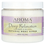 Abra Therapeutics, натуральный скраб для тела, глубокая релаксация, «Лаванда и мелисса», 340 г (12 унций)