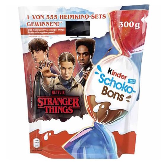 Шоколадные мини яйца Kinder Schoko Bons Очень странные дела, 300гр (Германия)
