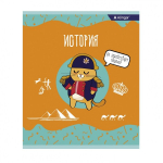 Комплект предметных тетрадей А5 24л., 8 предметов, со справочным материалом, скрепка, мелованный картон (стандарт), блок офсет, Alingar "Умный котик"