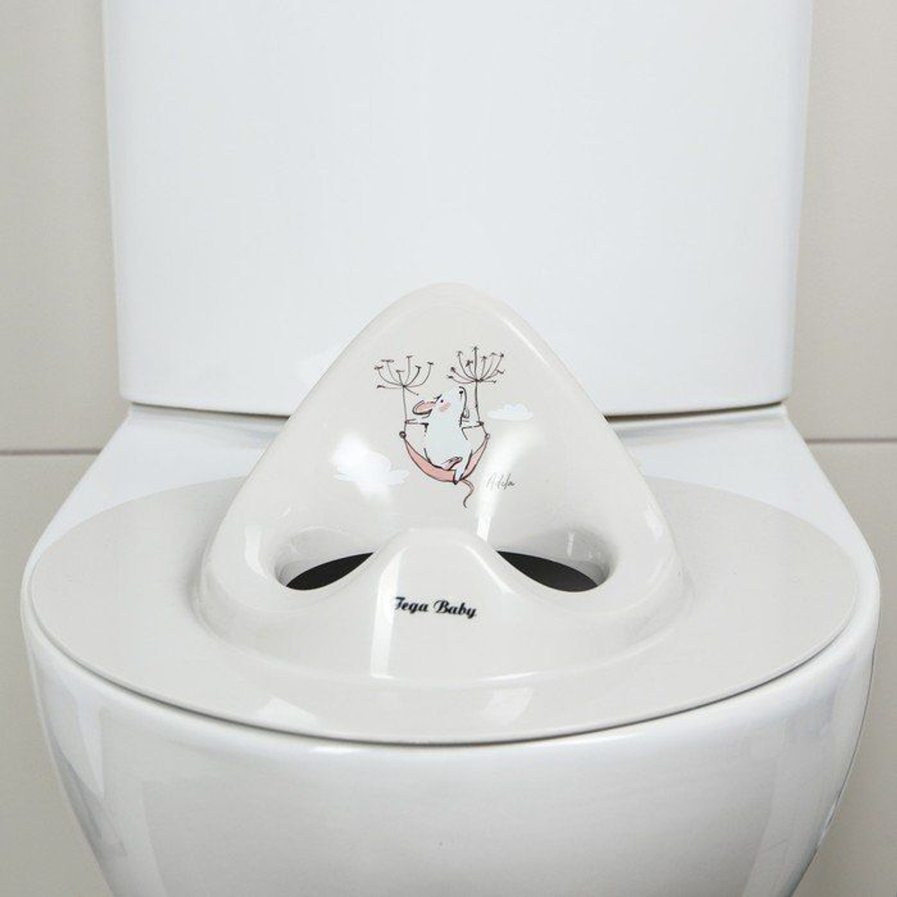 Накладка на унитаз "Лесная Сказка" серый