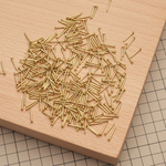 Гвоздь под развальцовку для комплектов фурнитуры серии Birkin/Kelly, цвет золото (поштучно)