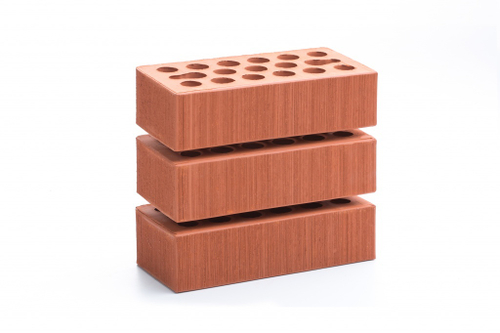 Кирпич керамический Красный (бархат) 1НФ М150 (444 шт.) Керма НЕКОНДИЦИЯ