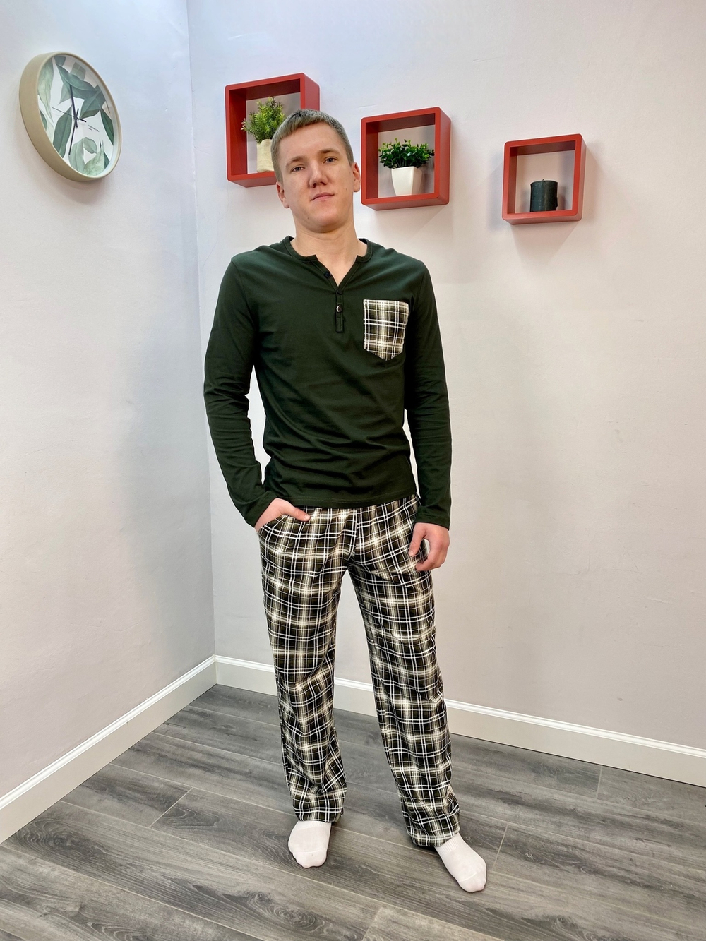 Пижама мужская "Горец К.П" брюки (Оптима)