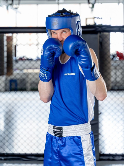 Форма для бокса, шорты и майка Синяя