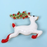 Брошь «Рождественское чудо - Олень», 4,5*3,5см