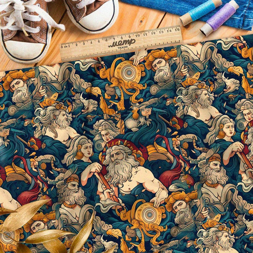 Ткань Барби средневековые мотивы