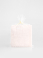 Плед-пелёнка Mjölk Pink Rose из муслинового хлопка