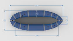 Пакрафт ExpedBoats Якут 220