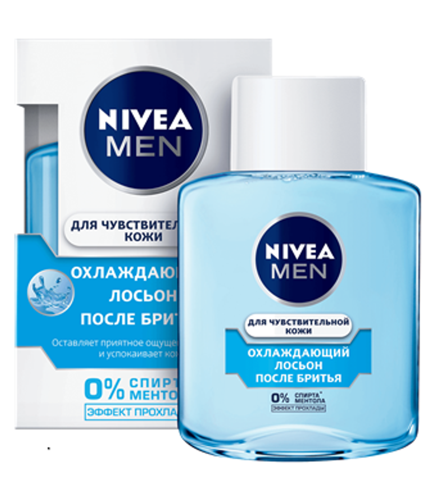 Nivea Men Лосьон после бритья Охлаждающий, для чувcтвительной кожи, 100 мл