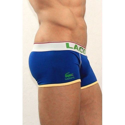 Мужские трусы боксеры синие Lacoste Blue