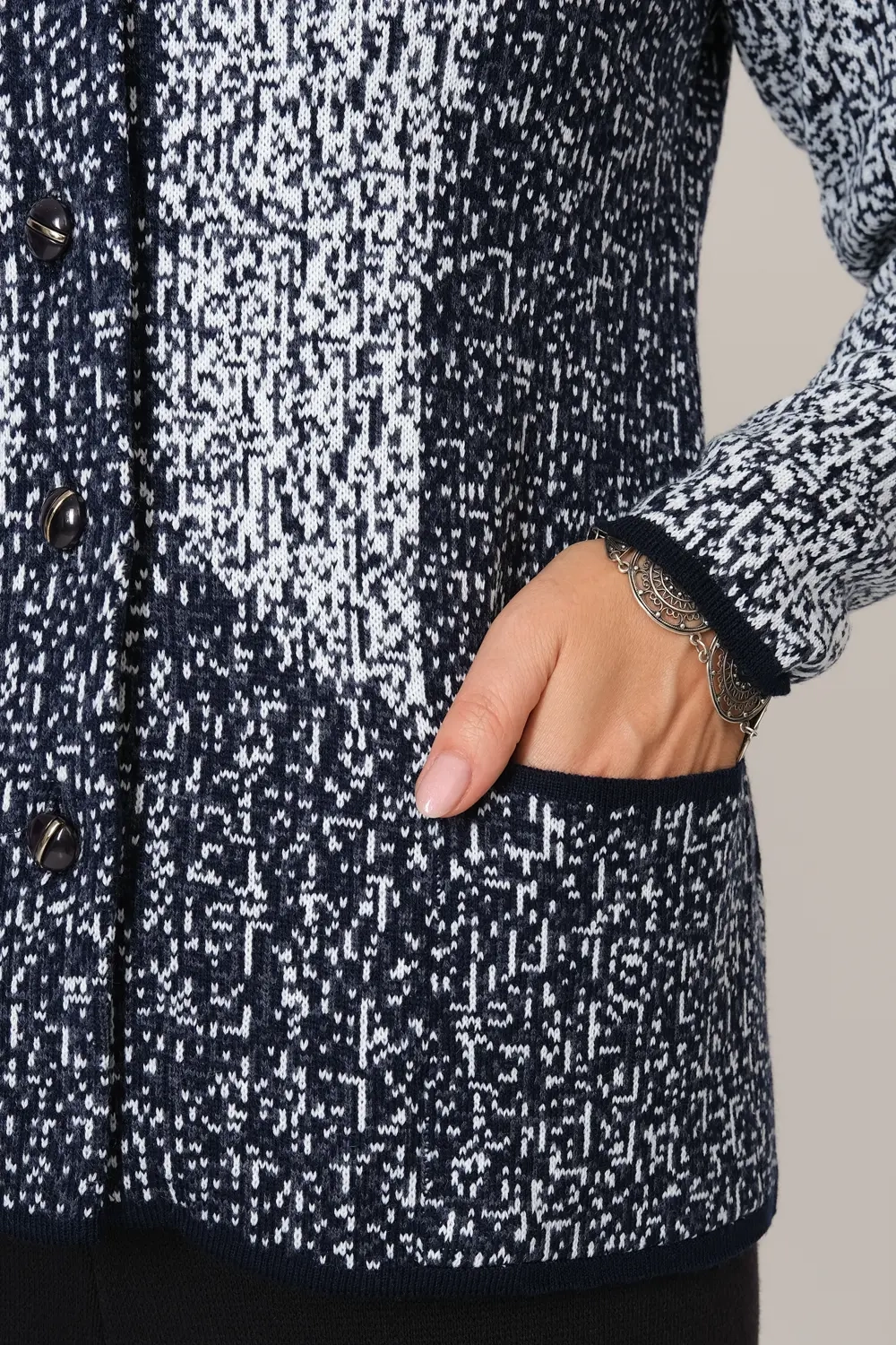 Жакет М 3085/синий