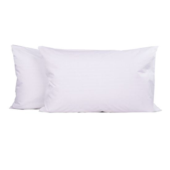 КПБ  White, Евро макси, 50х70, страйп полисатин, DOMTEKC