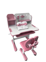 Комплект растущей детской мебели Fundesk Vivo парта + стул + выдвижной ящик + подставка + полка