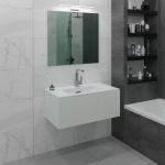 Тумба с раковиной LA FENICE TERRA Bianca 100 белая