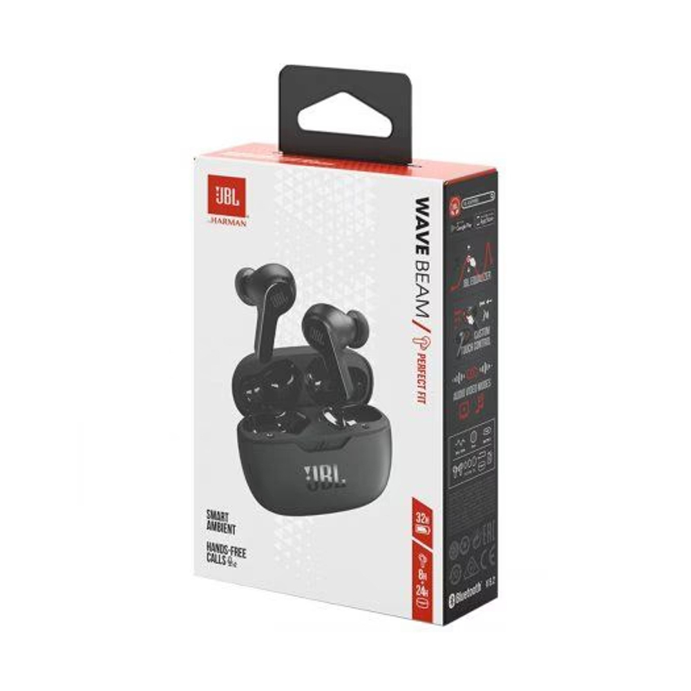 Беспроводные наушники JBL Wave Beam BLK