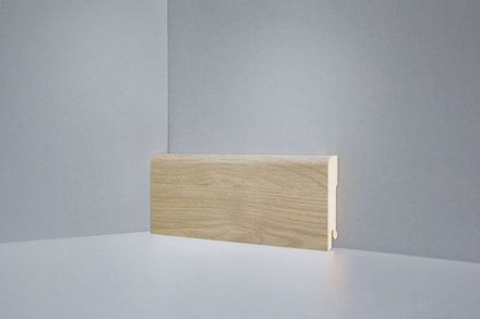 Плинтус напольный дуб янтарный МДФ B202-10 Deartio / Ликорн 80x16x2050 мм