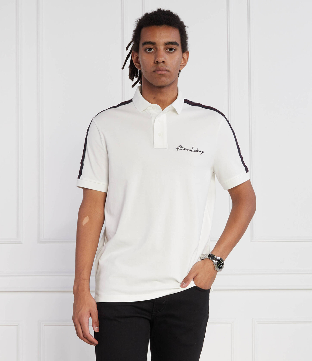 Поло Armani Exchange - белый(6RZFLD ZJYCZ)