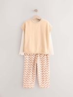 Комплект из трех предметов для девочки Next E54-940, Молочный, Кремовый