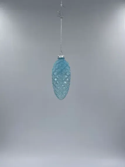 Набор стеклянных шишек Лесная прохлада 10*5 см.,12 шт., Christmas DeLuxe (13117)