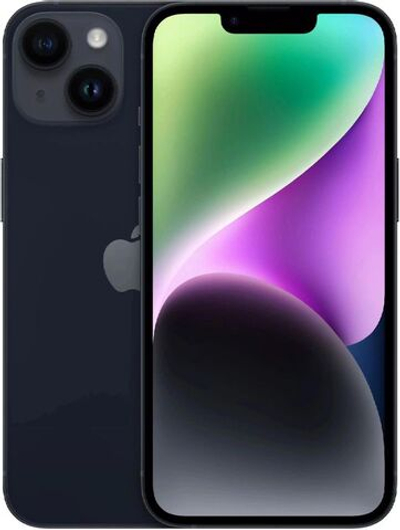 6.1" Смартфон Apple iPhone 14 256Gb,  A2882,  NFC,  OLED,  темная ночь