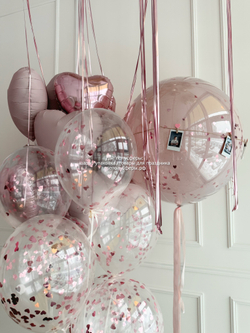 Набор с прищепками Розовое облако