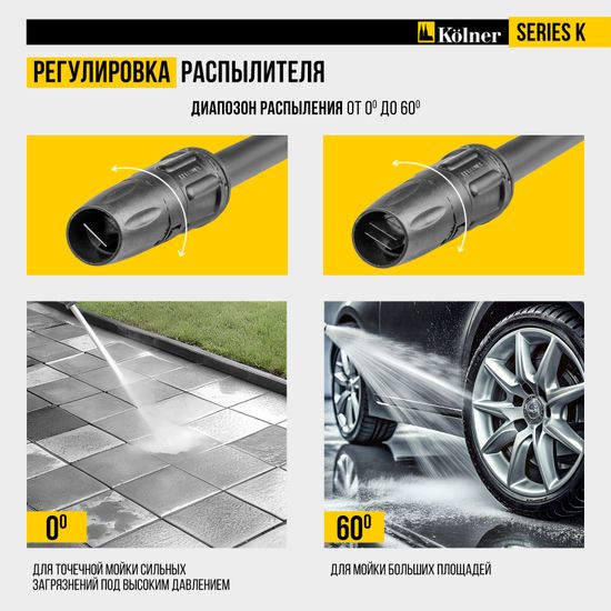Мойка высокого давления KOLNER K160
