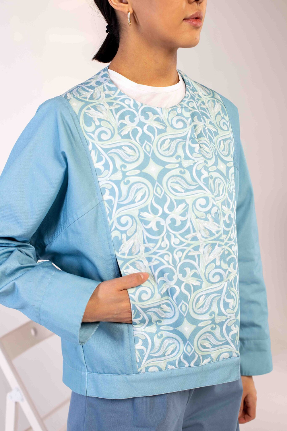 Куртка-жакет L/ XL (принт 203-01) Adili