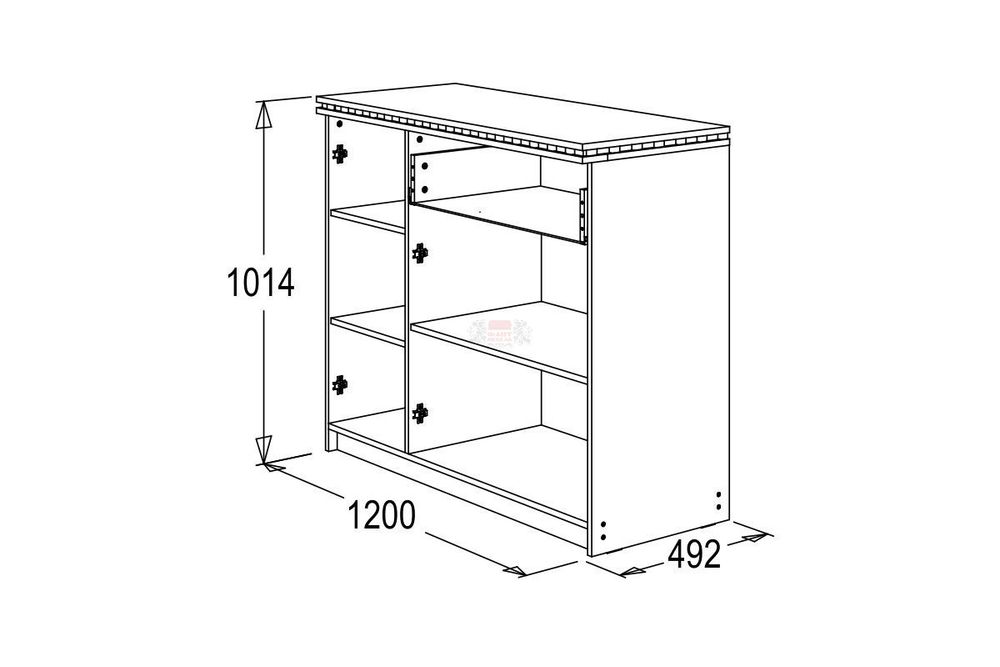 Ольга-13 Комод №4