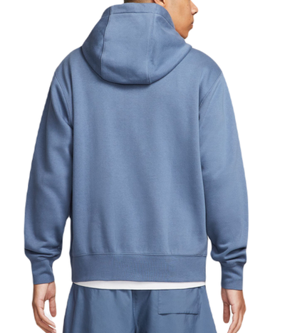 Мужская кофта теннисная Nike Sportswear Club Fleece Pullover Hoodie - diffused blue/diffused blue/white