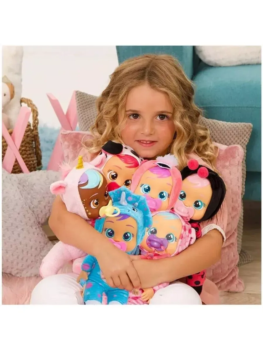 Кукла пупс Cry Babies Tiny Cuddles Фэнси 41037