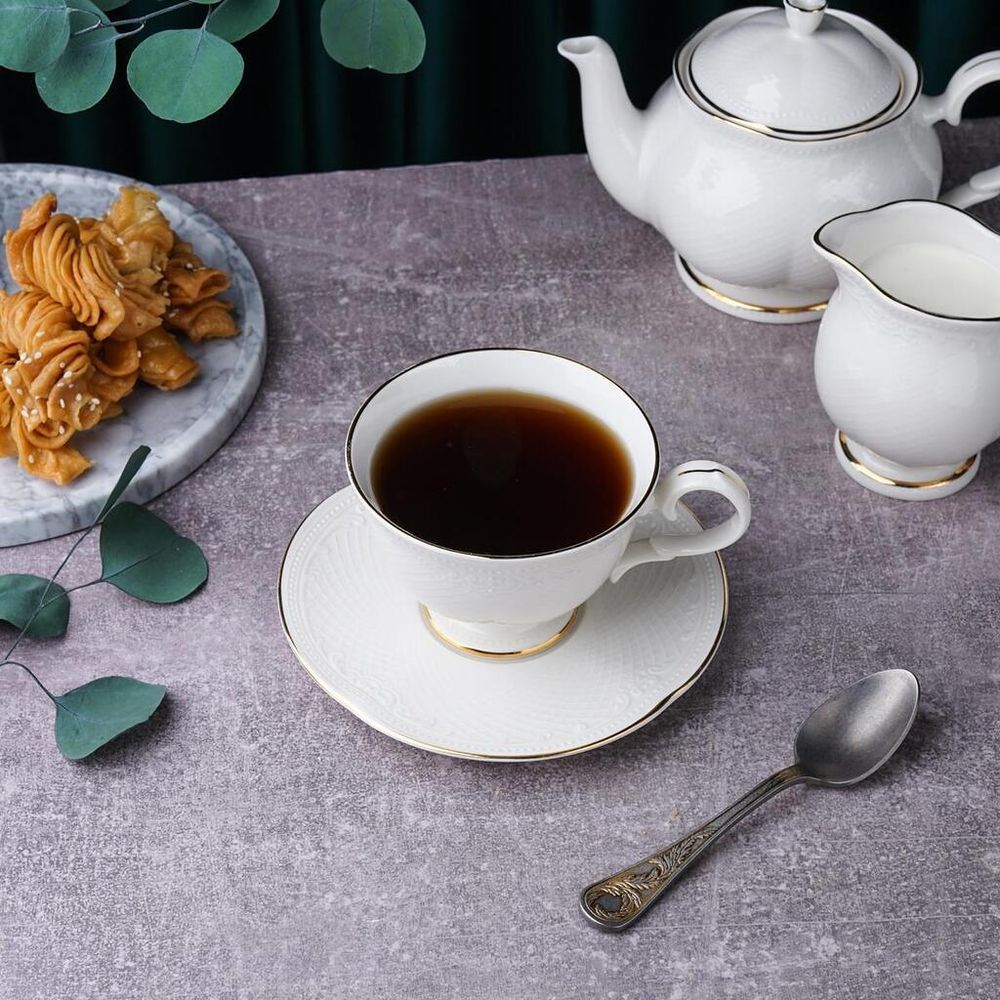 Чайная пара 200 мл d 9,3 см h7,2 см Gold Aristocrat Noble [6]