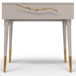 Консоль Арт Колор matte Стайл Голд Серый агат матовый