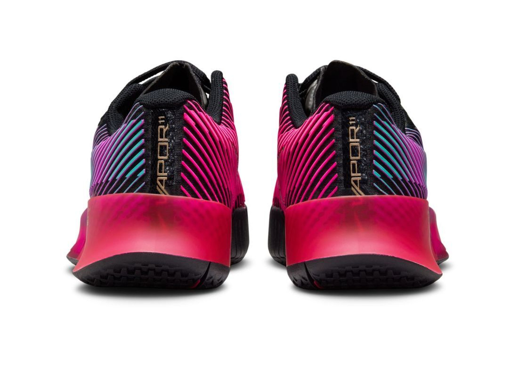 Женские Кроссовки теннисные Nike Air Zoom Vapor 11 Premium - black/fireberry/fierce pink/multi-color