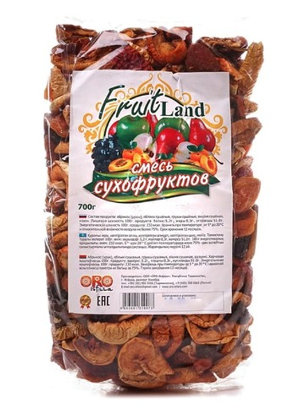 Смесь сухофруктов "FruitLand" 700г. Оро-Исфера Таджикистан