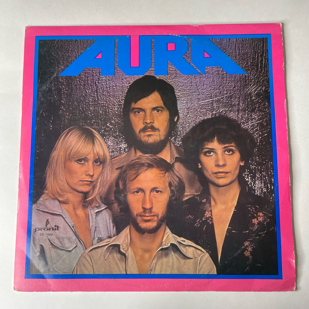 Винтажная виниловая пластинка LP Польская Группа Аура Aura (Польша 1980)