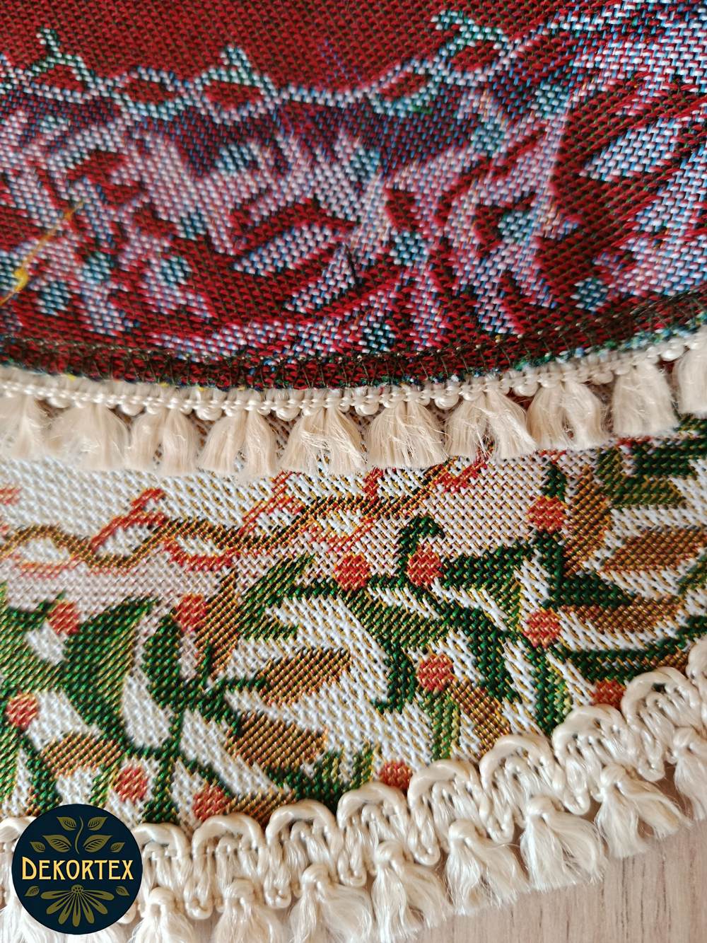 Декоративная гобеленовая салфетка Айва d 39 см