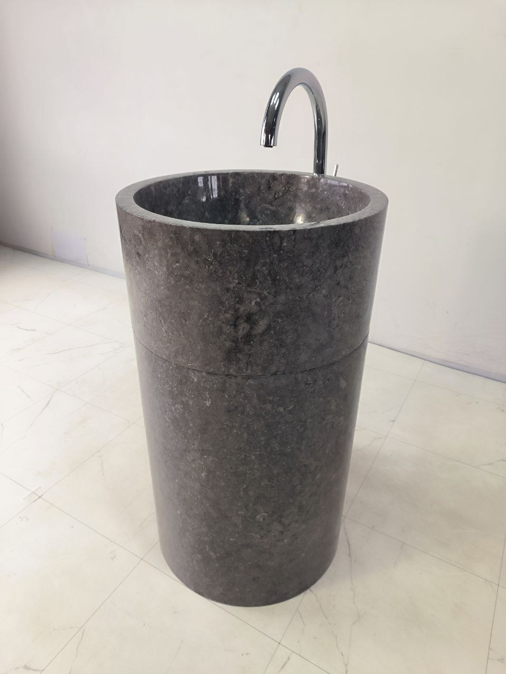 Раковина напольная из мрамора Silinder MN-63225 50*50*90
