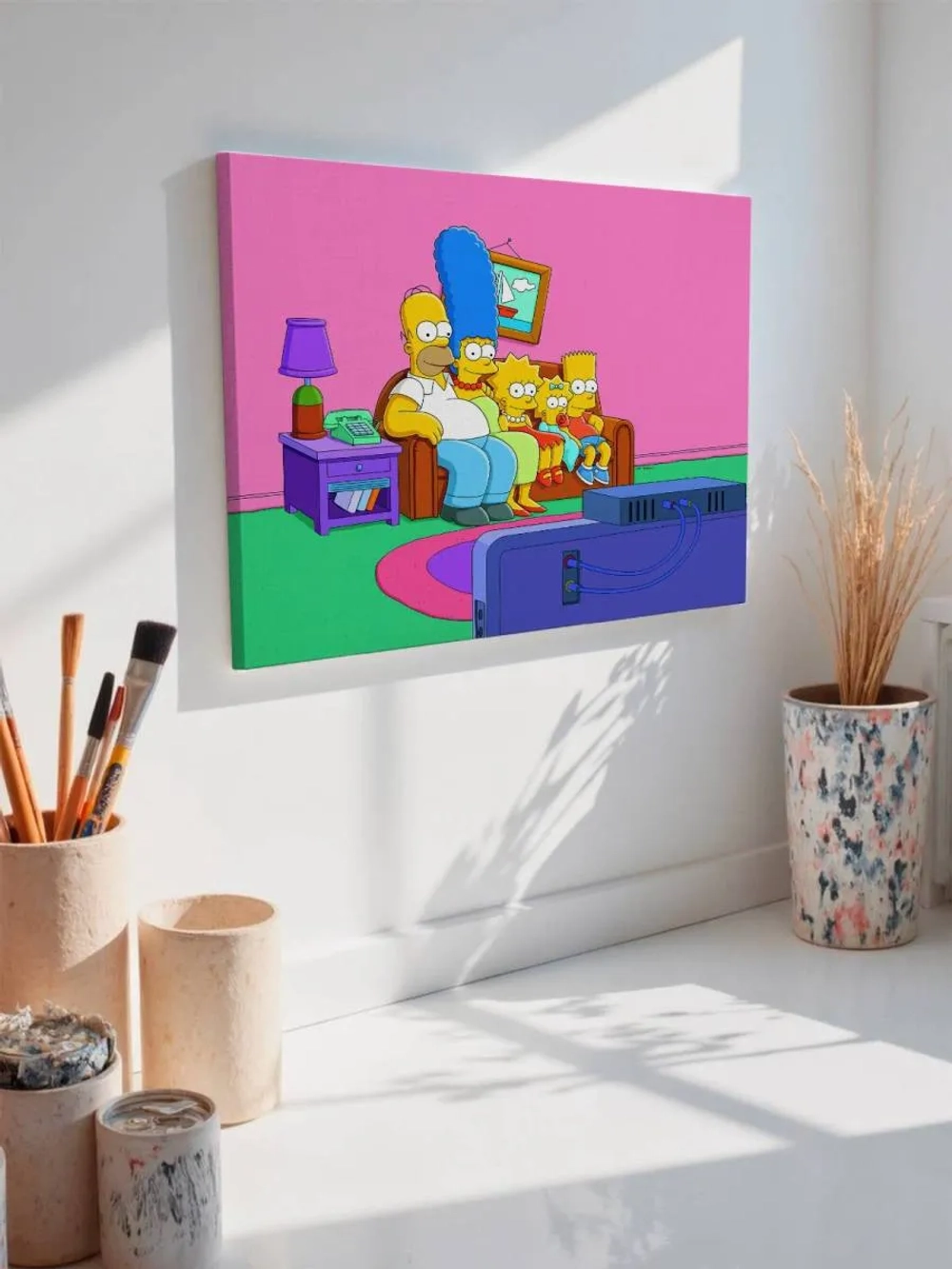 Картина на стену 40 X 50 Симпсоны