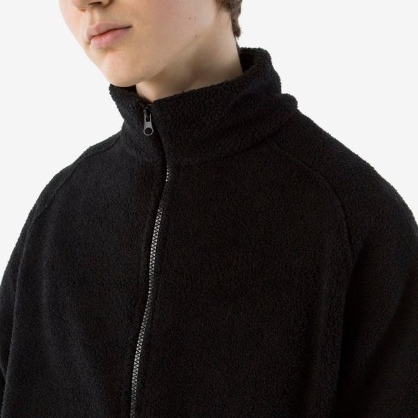 Толстовка Fleece ZIP черная - фото 4